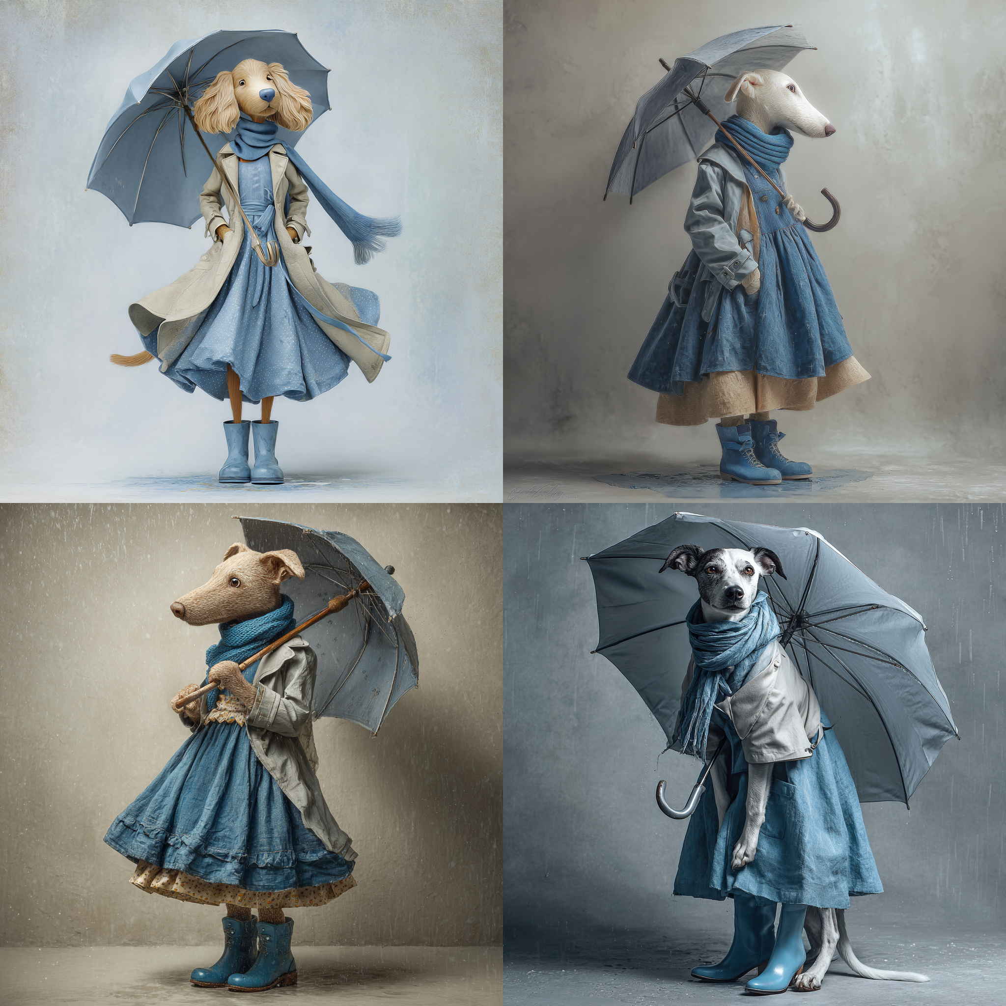 귀여운 동물친구 24°C 실 비 날씨 패션 추천 코디