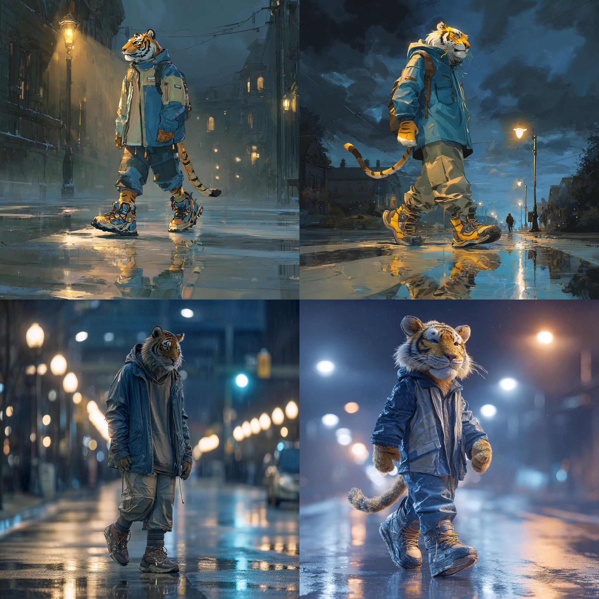 귀여운 동물친구 24°C 실 비 날씨 패션 추천 코디