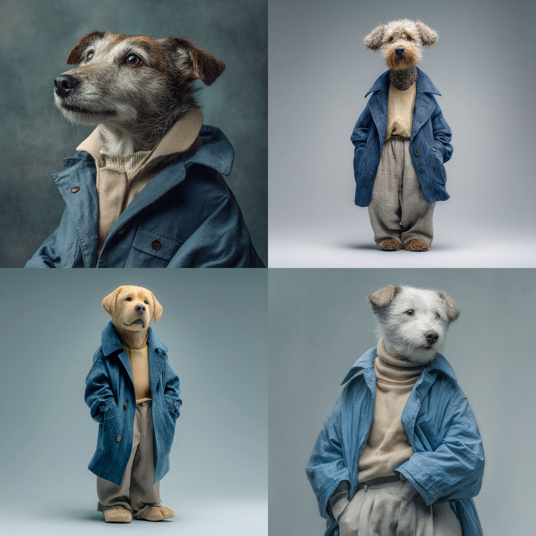 귀여운 동물친구 20°C 실 비 날씨 패션 추천 코디