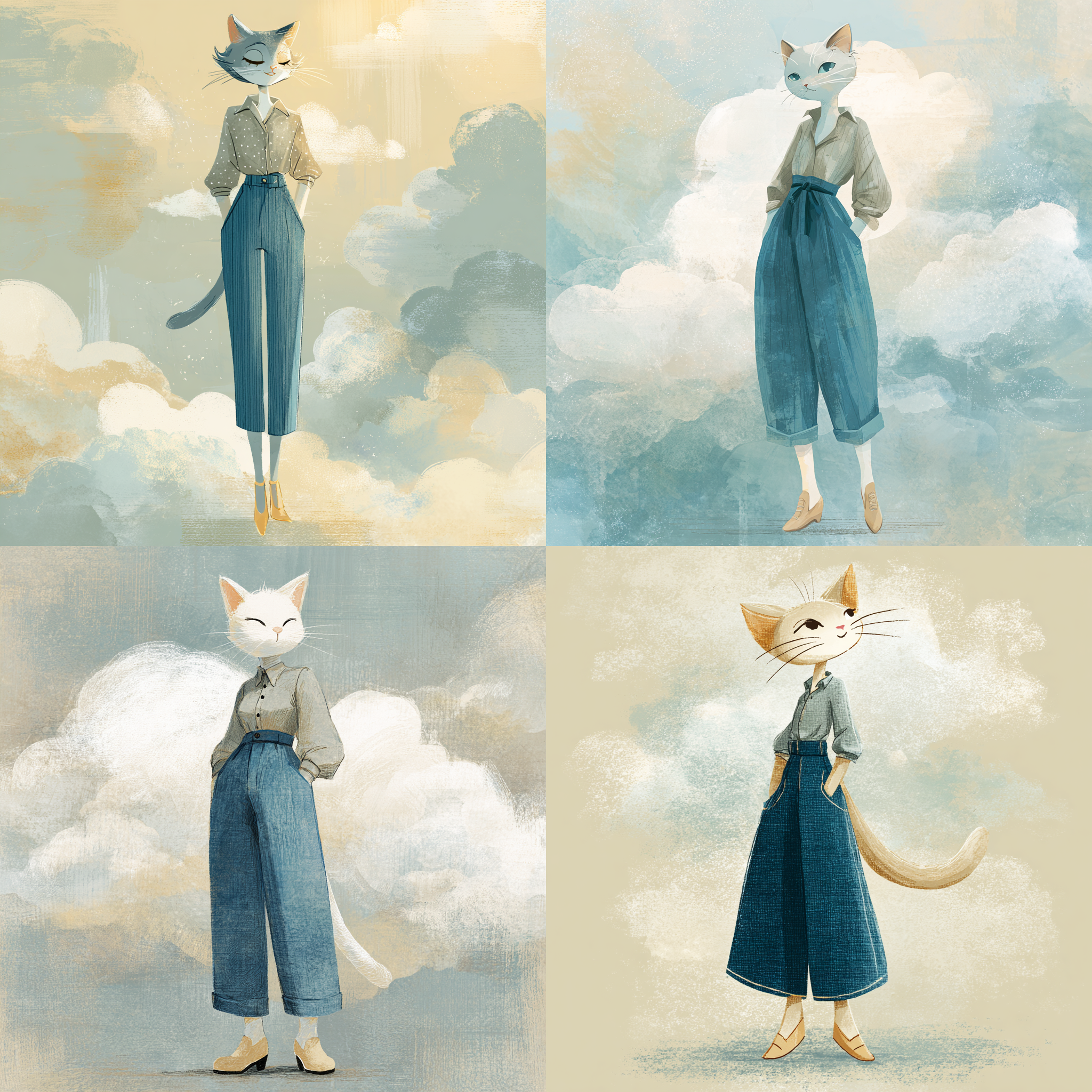 귀여운 동물친구 21°C 튼구름 날씨 패션 추천 코디