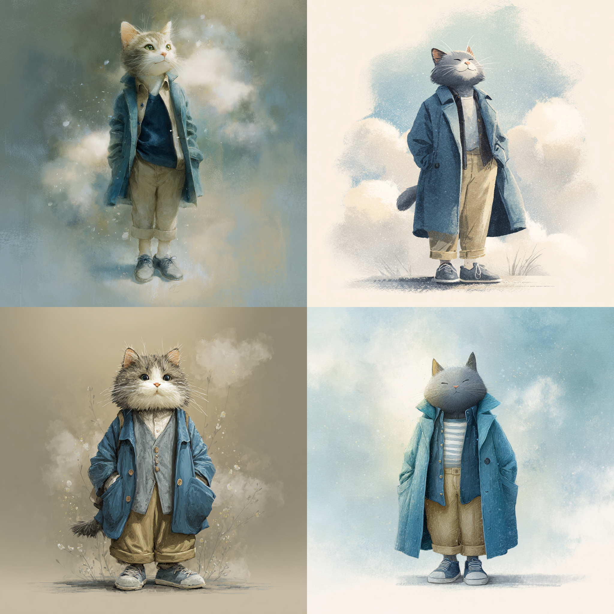 귀여운 동물친구 17°C 구름조금 날씨 패션 추천 코디