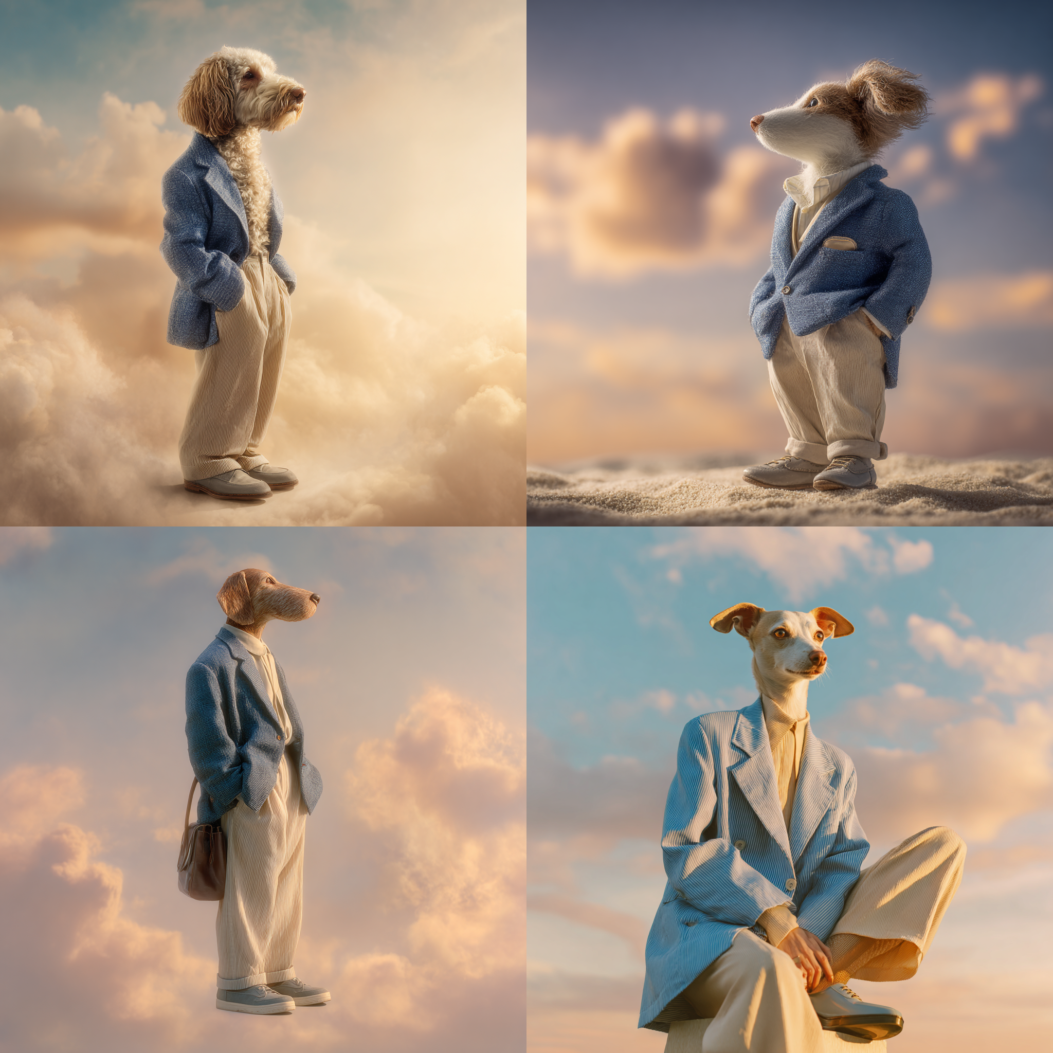 귀여운 동물친구 16°C 구름조금 날씨 패션 추천 코디